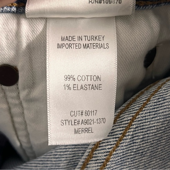 Agolde Merrel Mid Rise Straight‎ Leg Jeans Size 23 - Picture 9 of 9